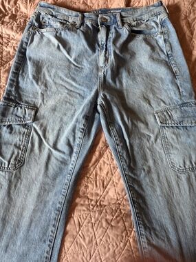 torrid Blue High-Rise Straight Vintage Stretch Jeans